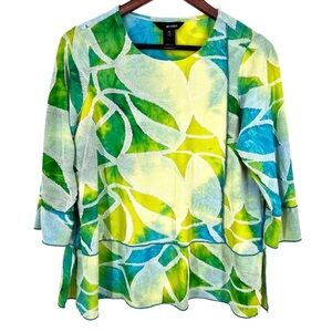 Ali Miles like new pullover Green and Blue Tie-Dye Top Size in a size XL